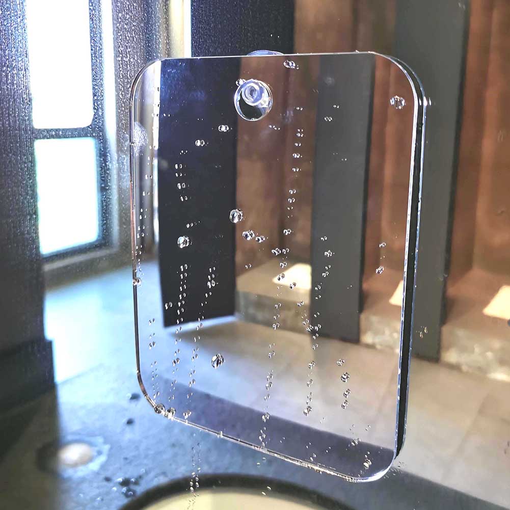 Anti Fog Shower Mirror with Suction Cup Anti Fog Shower Mirror with Suction Cup