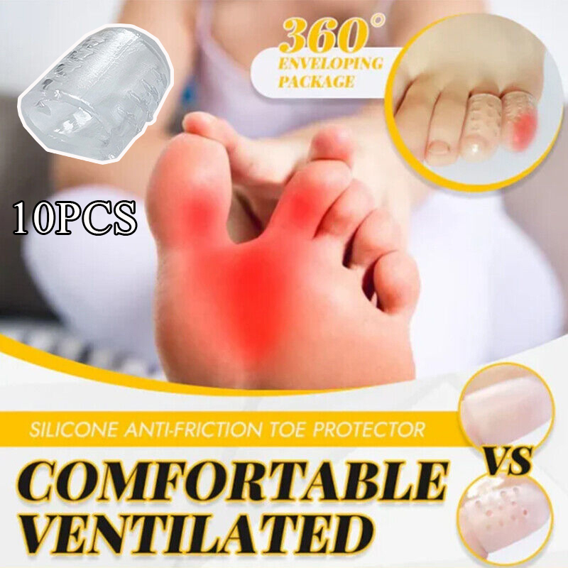 Anti Friction Silicone Toe Caps (10 Pcs) Anti Friction Silicone Toe Caps (10 Pcs)