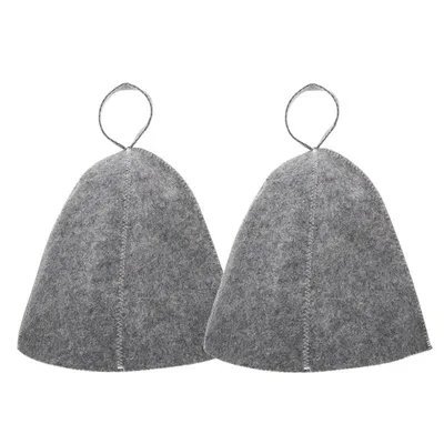 Anti-heat Sauna Felt Hats (2Pcs)