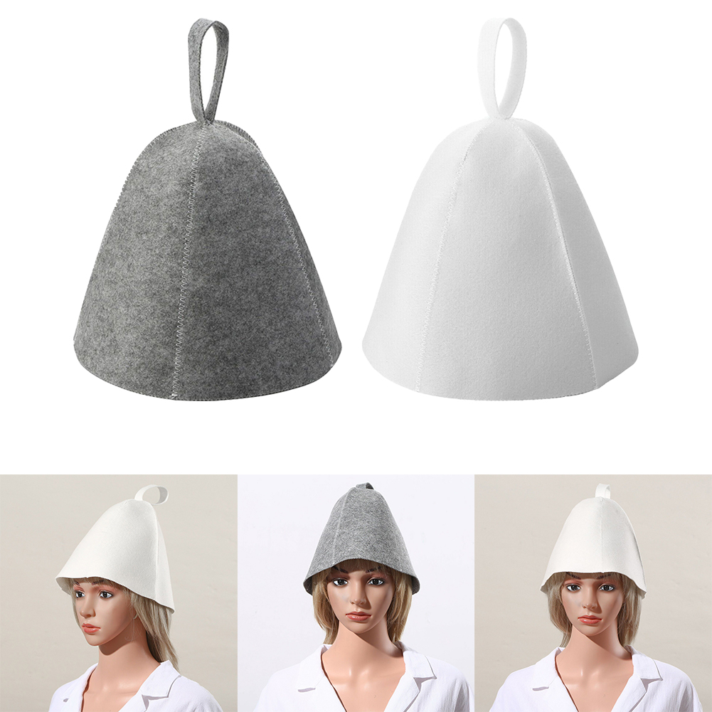 Anti Heat Sauna Hat Thicken Wool Felt Shower Cap Hair Turban Quickly Towel Drying Towel Hats Sauna Bathroom Accessories Anti Heat Sauna Hat Thicken Wool Felt Shower Cap Hair Turban Quickly Towel Drying Towel Hats Sauna Bathroom Accessories