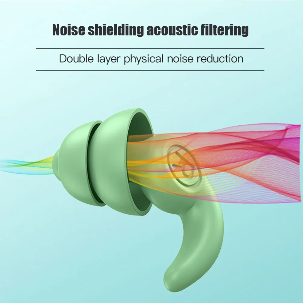 Anti Noise Silicone Earplugs Waterproof Swimming Ear Plugs For Sleeping Diving Surf Soft Comfort Natation Swimming Ear Anti Noise Silicone Earplugs Waterproof Swimming Ear Plugs For Sleeping Diving Surf Soft Comfort Natation Swimming Ear