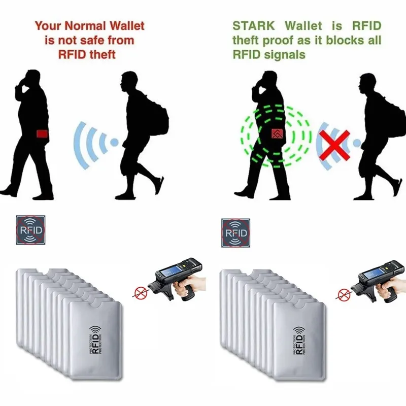 Anti RFID Card Holder Blocking Reader Lock Bank Card ID Card Case Protector Metal Credit Card Holder Aluminium Case Anti RFID Card Holder Blocking Reader Lock Bank Card ID Card Case Protector Metal Credit Card Holder Aluminium Case