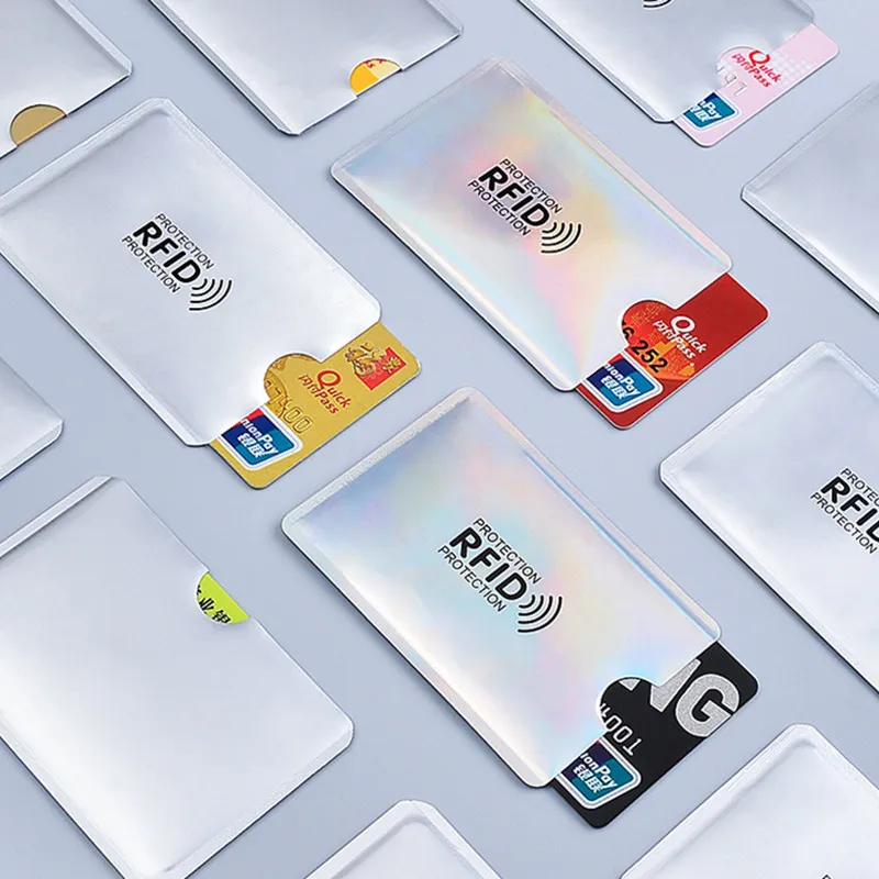 Anti RFID Card Holder Blocking Reader Lock Bank Card ID Card Case Protector Metal Credit Card Holder Aluminium Case Anti RFID Card Holder Blocking Reader Lock Bank Card ID Card Case Protector Metal Credit Card Holder Aluminium Case