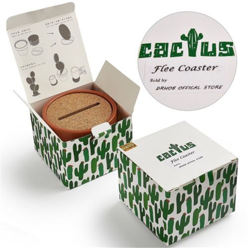 Anti Skid EVA Cactus Coaster (6pcs) Anti Skid EVA Cactus Coaster (6pcs)