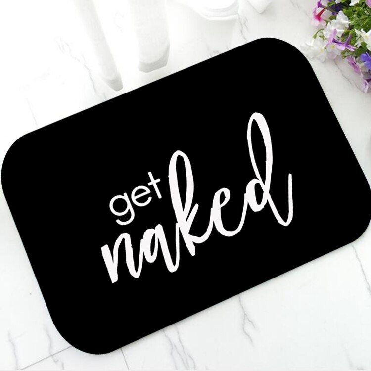 Anti Slip Get Naked Bathroom Rug Anti Slip Get Naked Bathroom Rug
