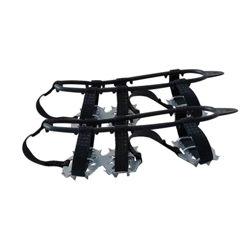 Anti-Slip Ice Grips Gripper Shoes Boot Hiking Ice Climbing Shoe Spikes Climbing Chain Crampons Shoes Cover Anti-Slip Ice Grips Gripper Shoes Boot Hiking Ice Climbing Shoe Spikes Climbing Chain Crampons Shoes Cover