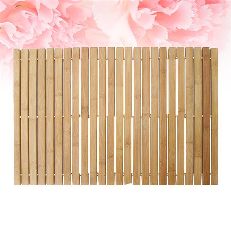 Anti Slip Natural Bamboo Bath Mat Anti Slip Natural Bamboo Bath Mat