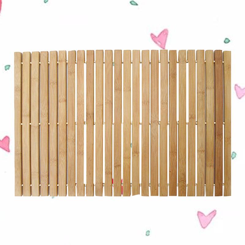 Anti Slip Natural Bamboo Bath Mat Anti Slip Natural Bamboo Bath Mat