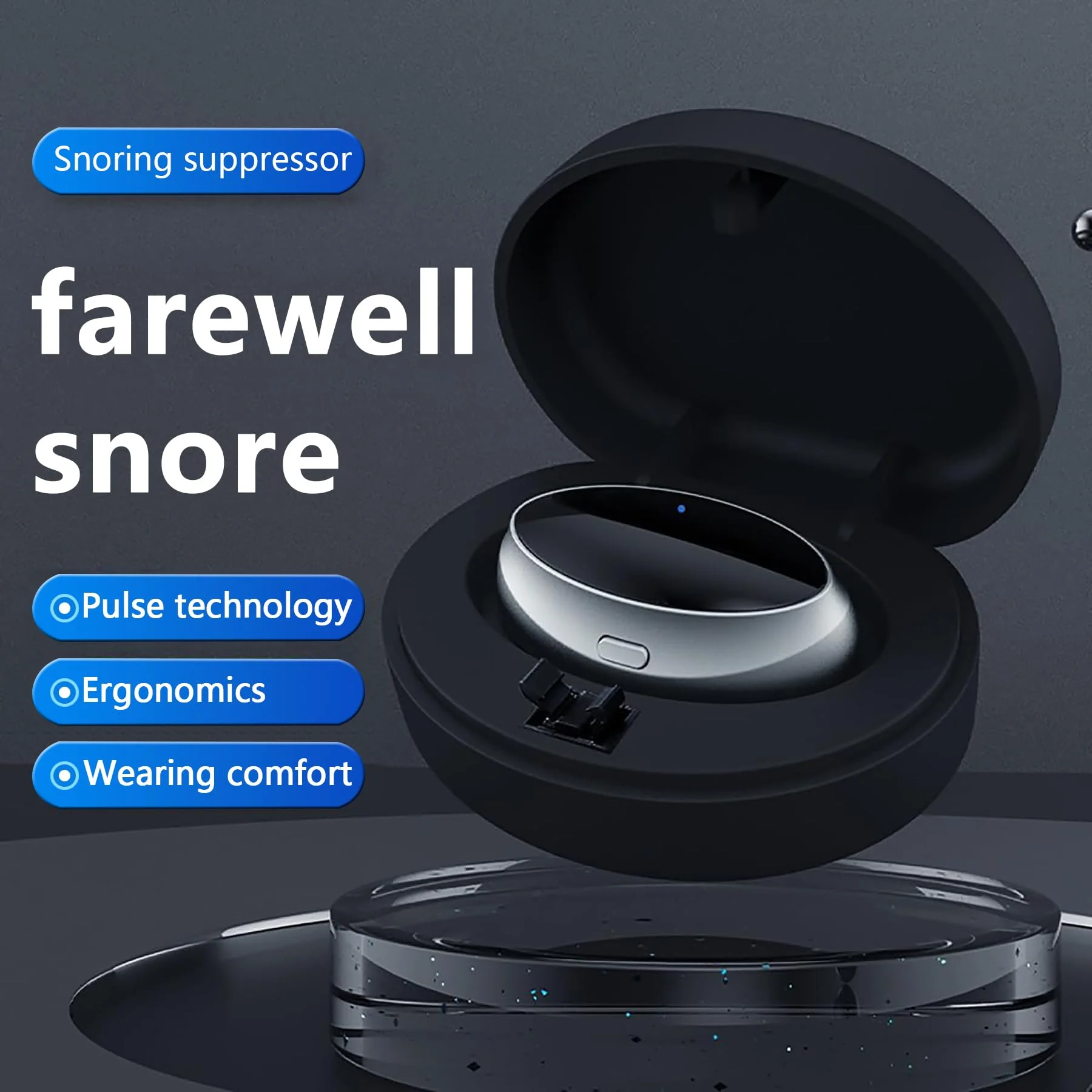 Anti Snoring Devices Electric, ElectricAnti Snoring Bean, Snoring SleepDevice, Easy to use Portable ThreeSpeed Anti Snoring Devices Electric, ElectricAnti Snoring Bean, Snoring SleepDevice, Easy to use Portable ThreeSpeed