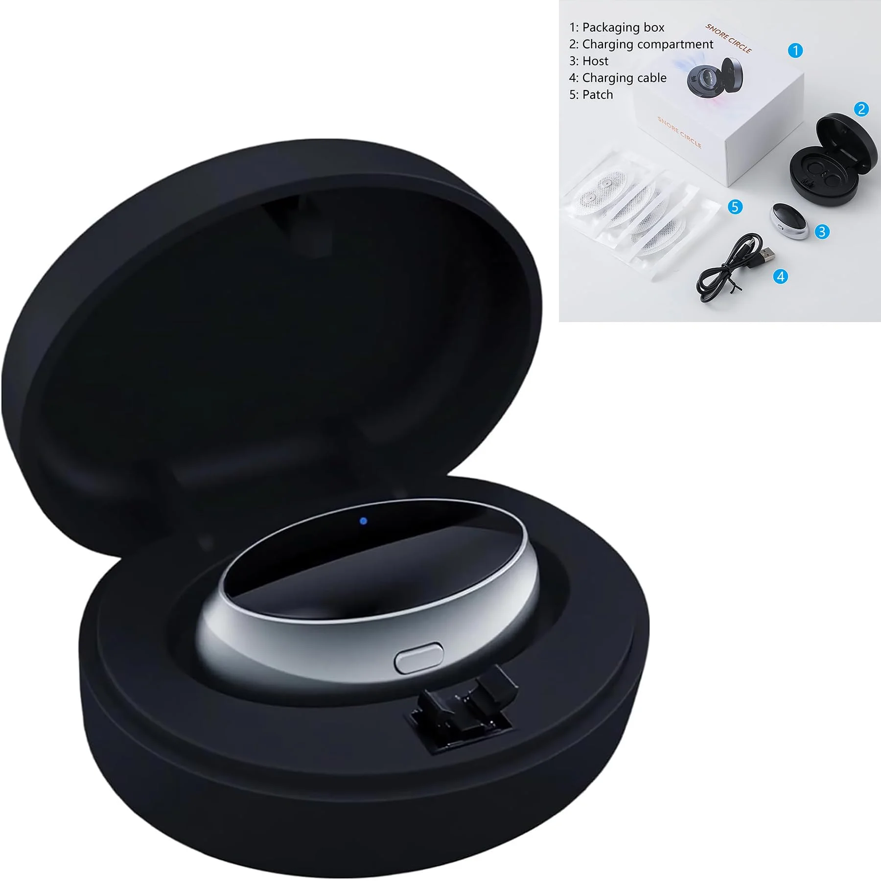 Anti Snoring Devices Electric, ElectricAnti Snoring Bean, Snoring SleepDevice, Easy to use Portable ThreeSpeed Anti Snoring Devices Electric, ElectricAnti Snoring Bean, Snoring SleepDevice, Easy to use Portable ThreeSpeed