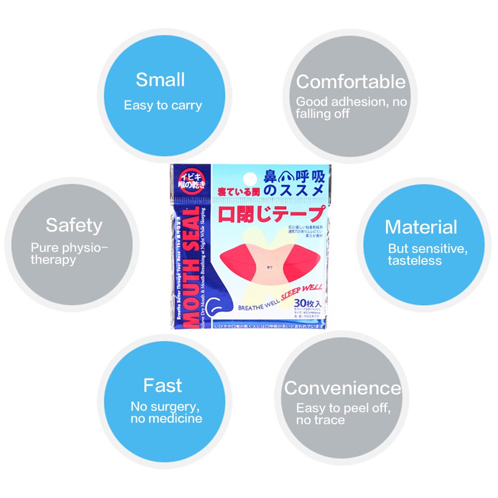 Anti Snoring Mouth Tape Strips (150 pcs) Anti Snoring Mouth Tape Strips (150 pcs)