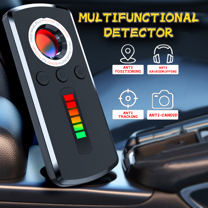 Anti Spy Tracker Hidden Camera Detector Wireless RF Signal Bug Detector Infrared GPS Search Gadget Automation Alarm