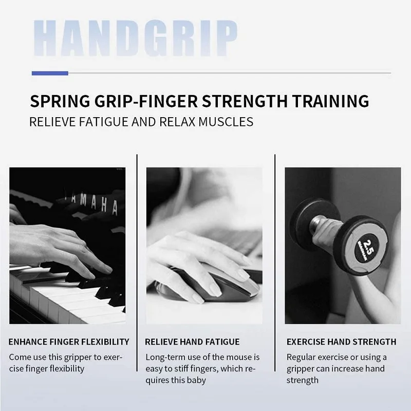 Anti Stress Ball Metal Spring Grip Ball Hand Finger Fitness Ball Grip Strength Enhancer Relieve Anxiety Decompression