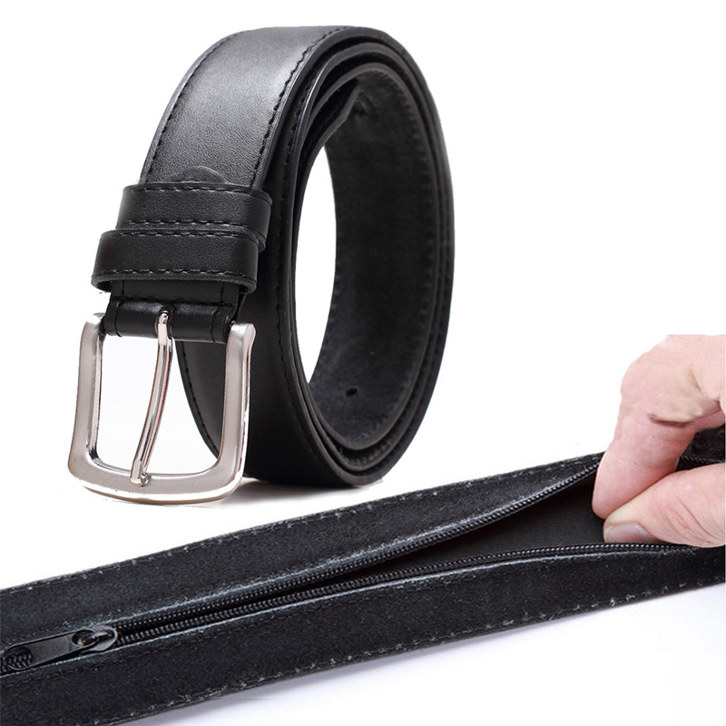 Anti Theft Leather Cash Belt Anti Theft Leather Cash Belt