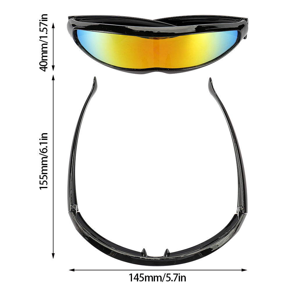 Anti UV Futuristic Cyclops Sunglasses