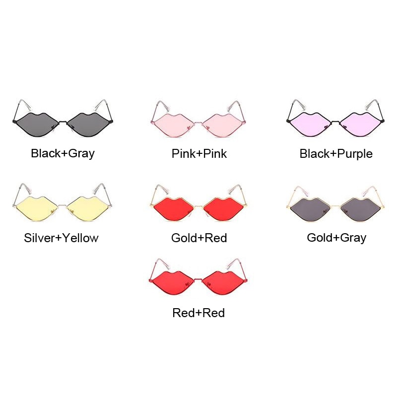 Anti UV Retro Style Lips Sunglasses Anti UV Retro Style Lips Sunglasses