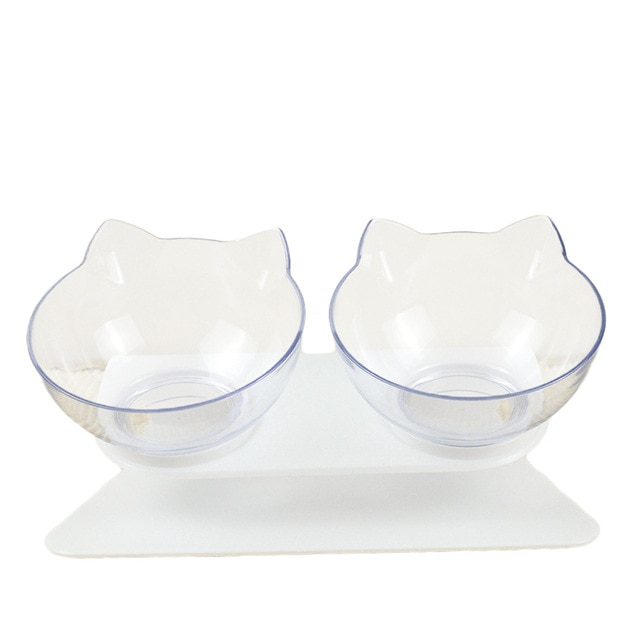 Anti Vomiting Cat Bowl Double Feeder Anti Vomiting Cat Bowl Double Feeder