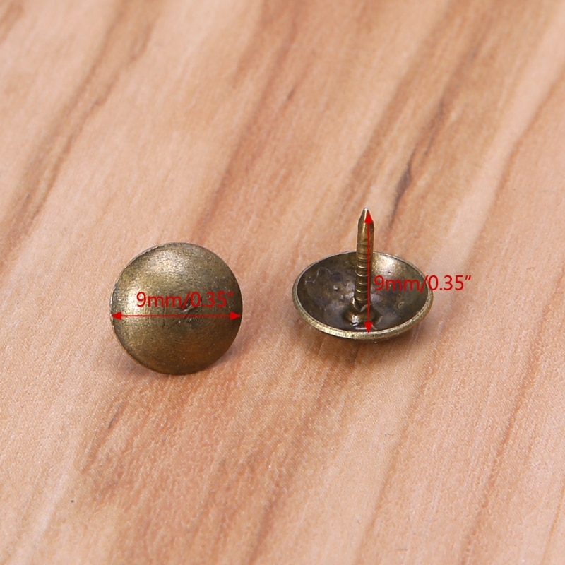Antique Brass Upholstery Tacks (100pcs)