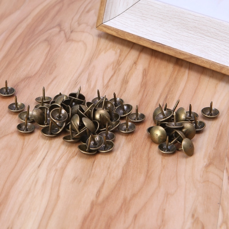 Antique Brass Upholstery Tacks (100pcs)