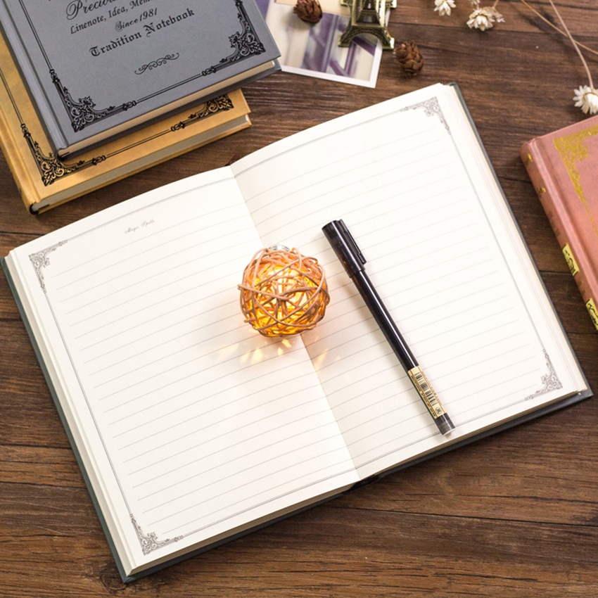 Antique Notebook Vintage Planner and Journal