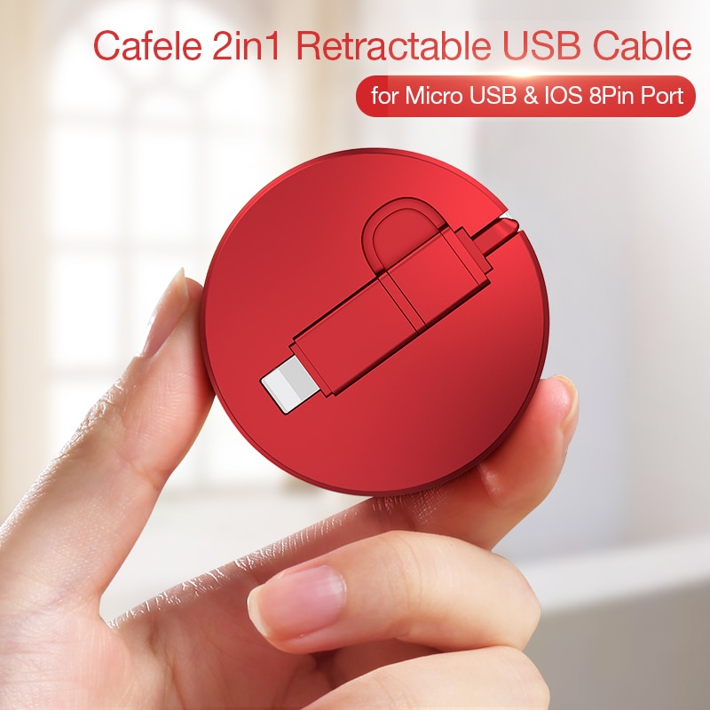 Apple iPhone Charger Retractable Cable Apple iPhone Charger Retractable Cable