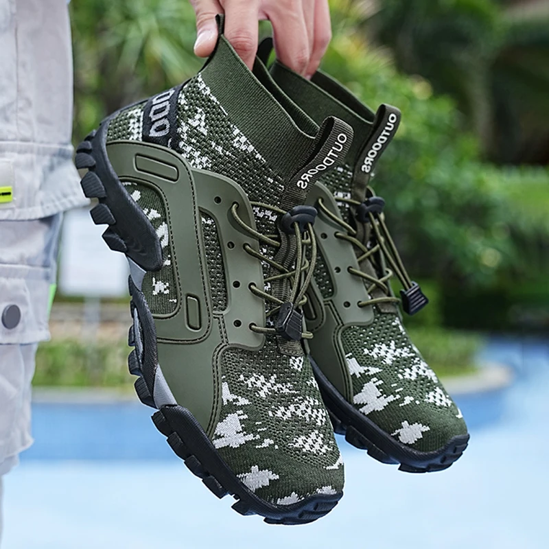 Aqua Shoes Quick-Drying Anti-Slip Sneakers Mountain Hiking Swimming Water Shoes Soft Casual Sneakers