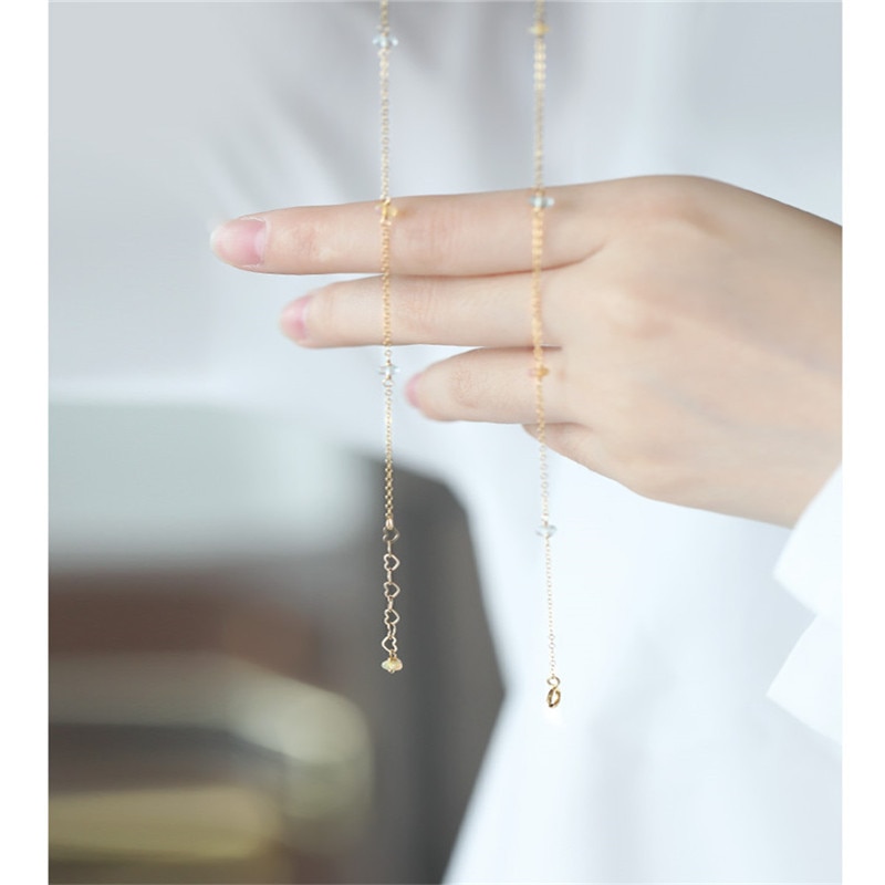 Aquamarine Stones Necklace for Women