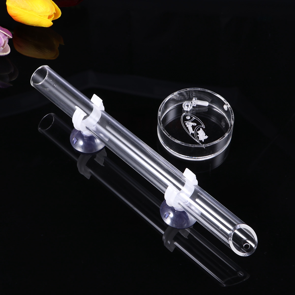 Aquarium Acrylic Shrimp Feeding Tube Aquarium Acrylic Shrimp Feeding Tube