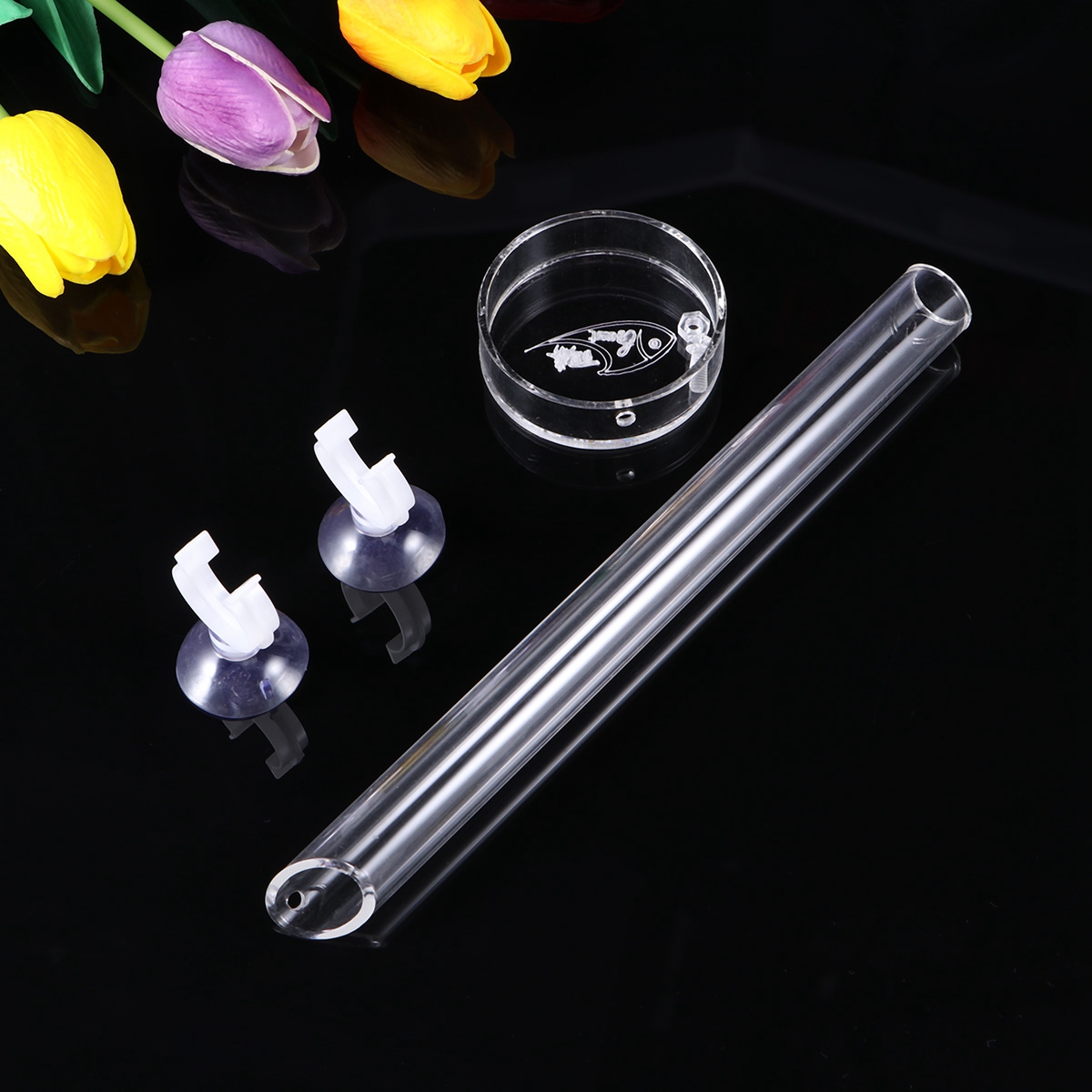 Aquarium Acrylic Shrimp Feeding Tube