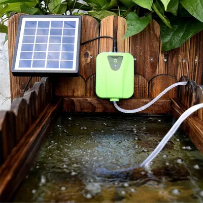 Aquarium Air Pump Solar Oxygenator Aquarium Air Pump Solar Oxygenator