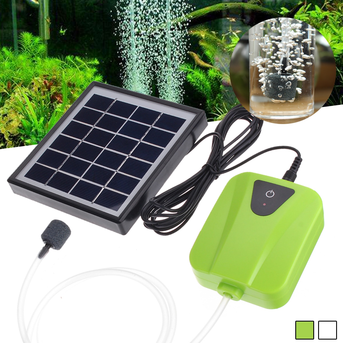 Aquarium Air Pump Solar Oxygenator Aquarium Air Pump Solar Oxygenator