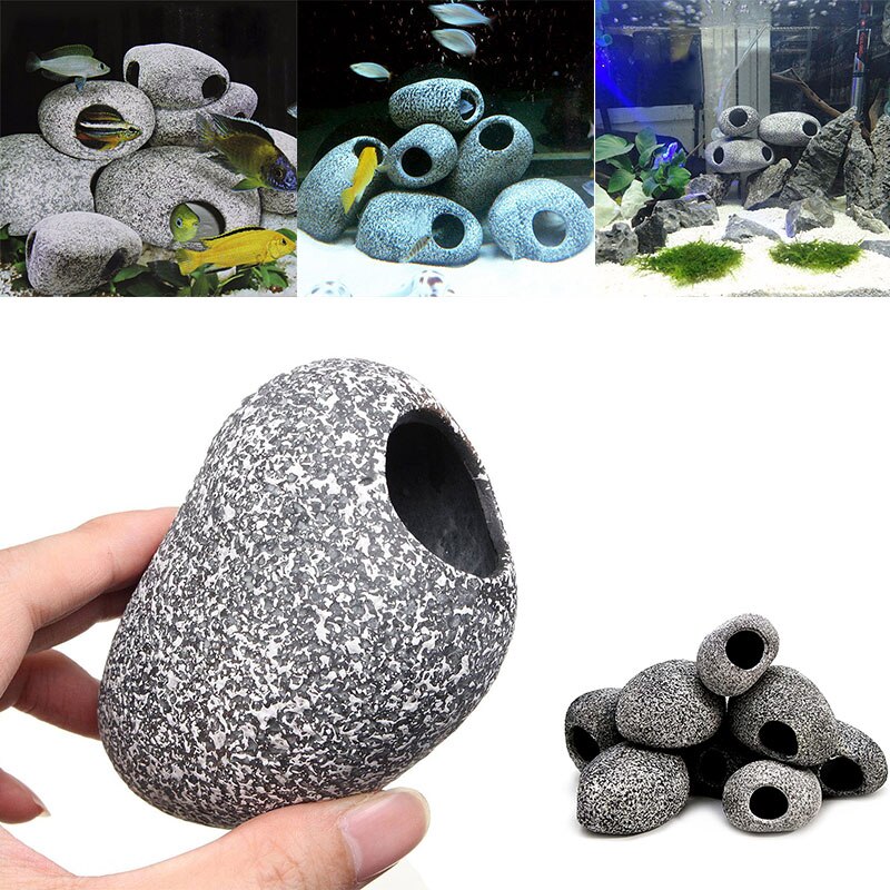 Aquarium Ceramic Cichlid Stone