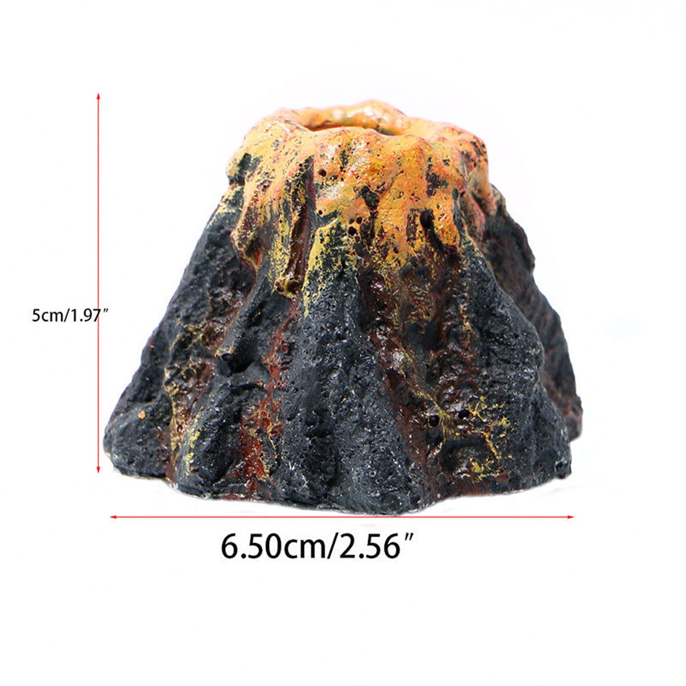 Aquarium Volcano Aerator Decoration