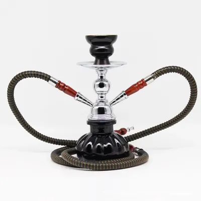 Arabian Hookah Large Double Hoses Portable Hookah, Shisha Hookah, Glass Hookah Travelling Hookah Shisha Hookah Set