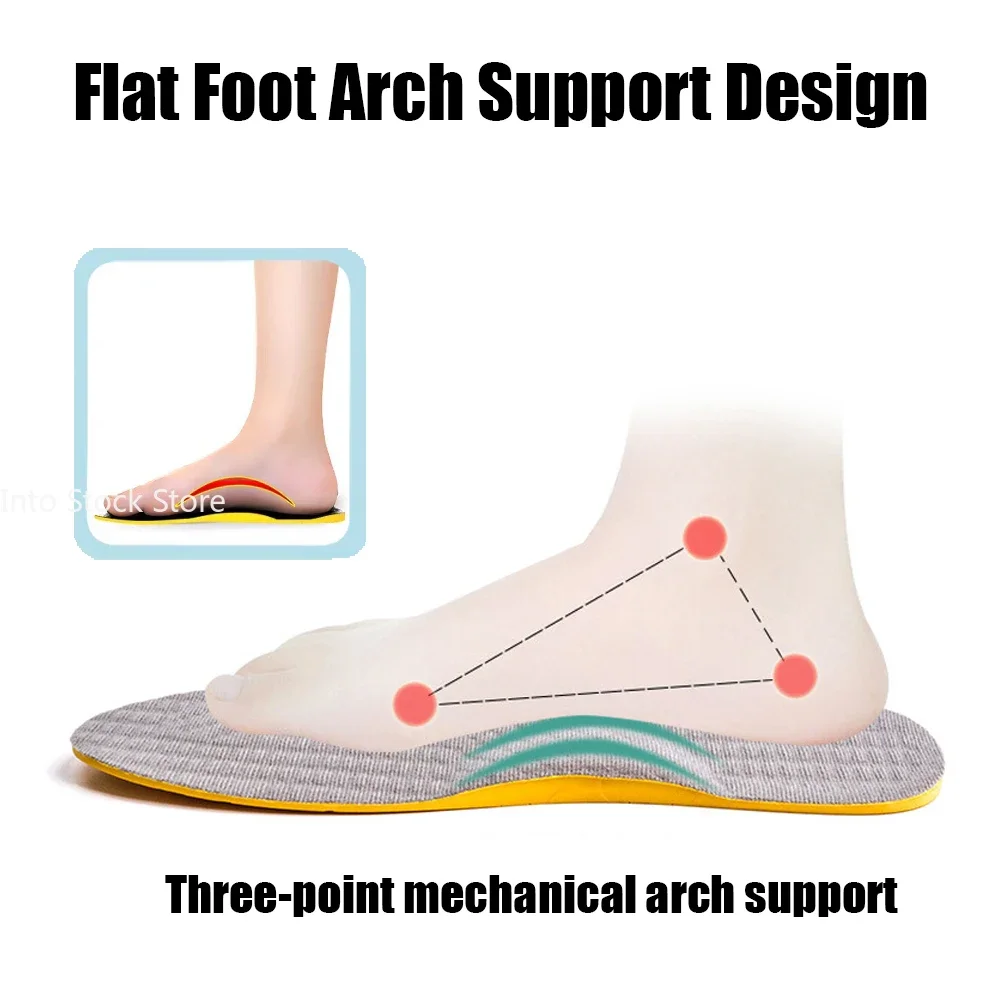 Arch Support Flat Foot Orthopedic Insoles for Shoes Women Men Children X/O Type Legs Valgus Feet Correction Sports Shoe
