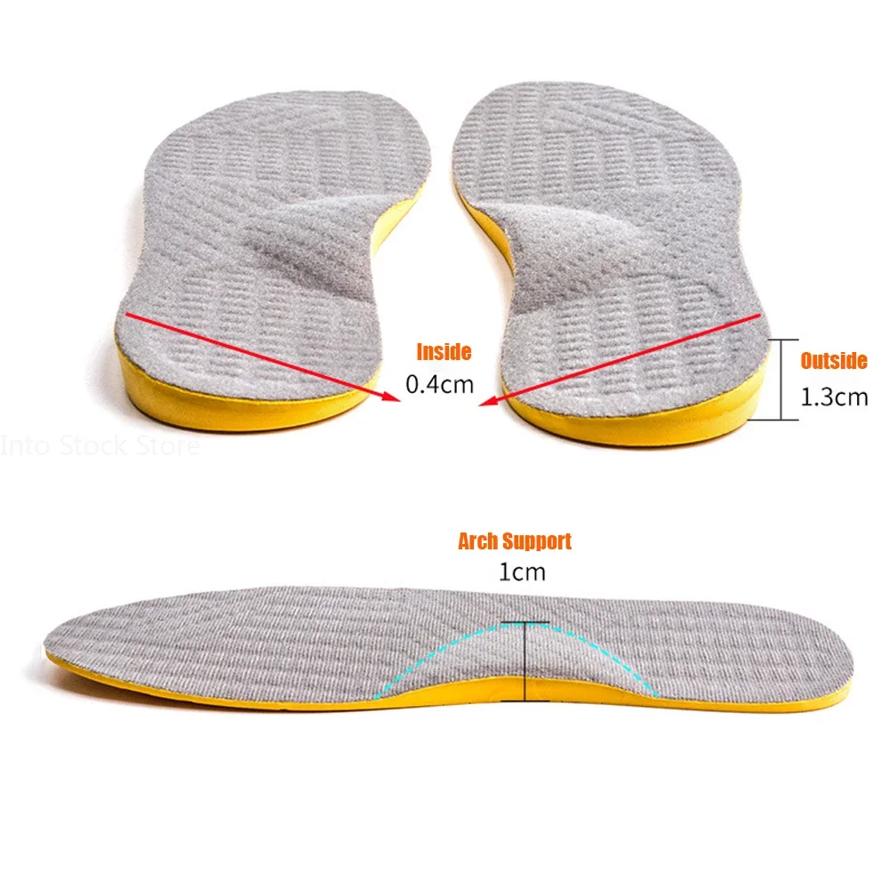 Arch Support Flat Foot Orthopedic Insoles for Shoes Women Men Children X/O Type Legs Valgus Feet Correction Sports Shoe