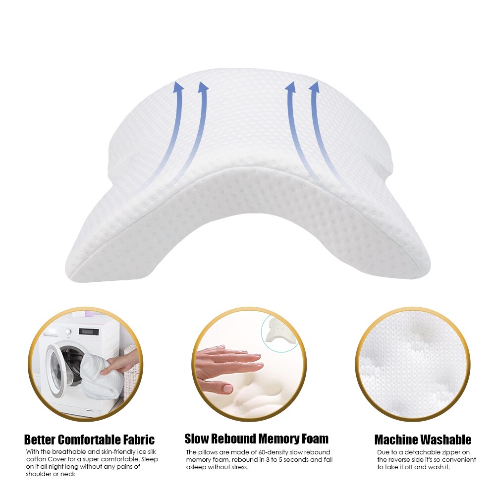 Arched Pillow U Shaped Memory Foam
