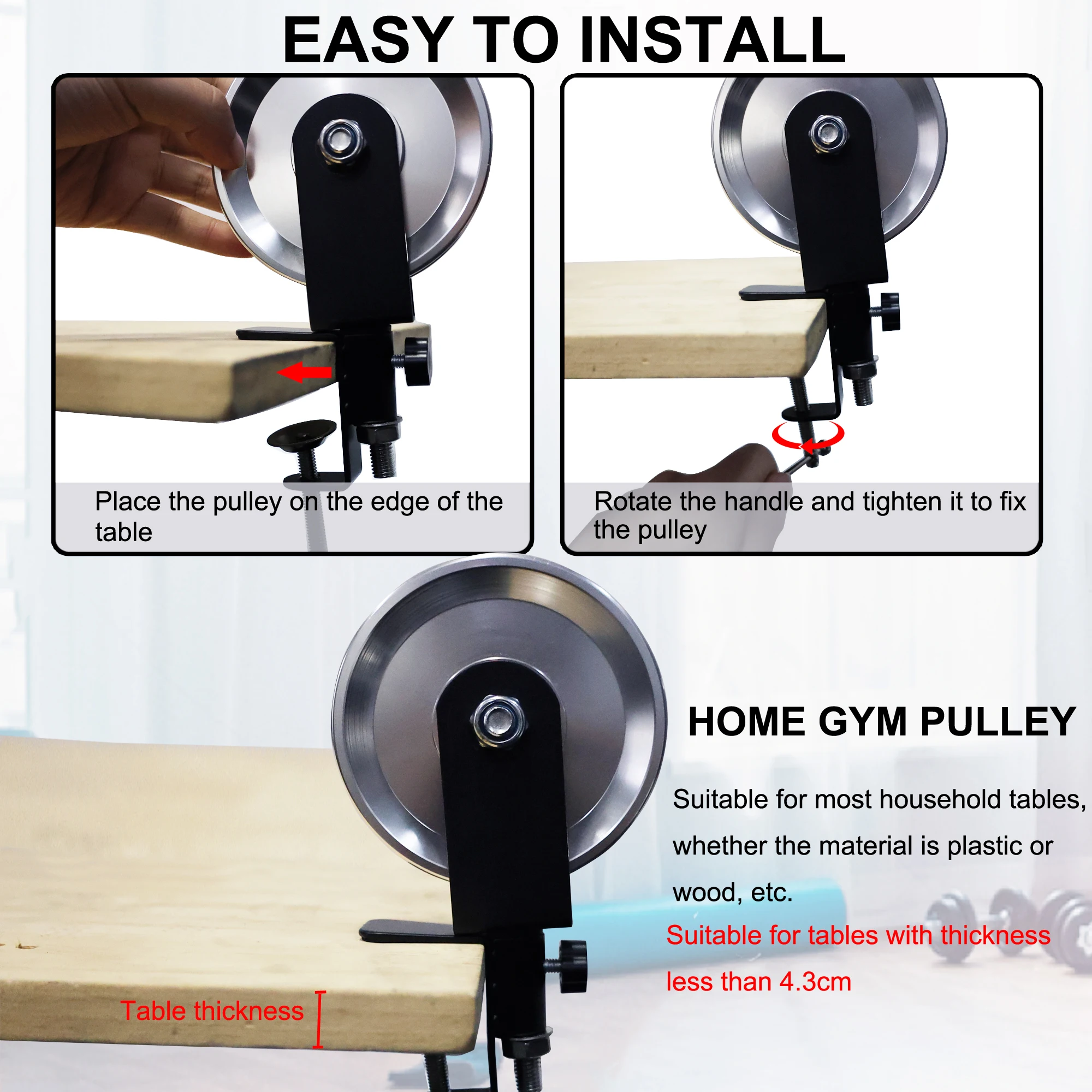 Arm Wrestling Training Table Pulley Cable System Arm Wrestling Strap Belt Finger Forearm Exerciser Strengthener Home Arm Wrestling Training Table Pulley Cable System Arm Wrestling Strap Belt Finger Forearm Exerciser Strengthener Home