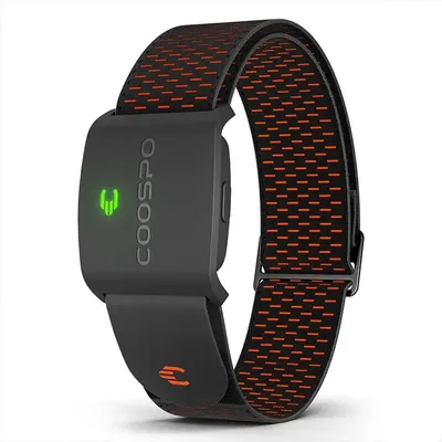 Armband Heart Rate Monitor with HR Zones/Calories HRM Sensor for Fitness Cycling BLE5.0 ANT+ for Peloton,Zwift,Wahoo