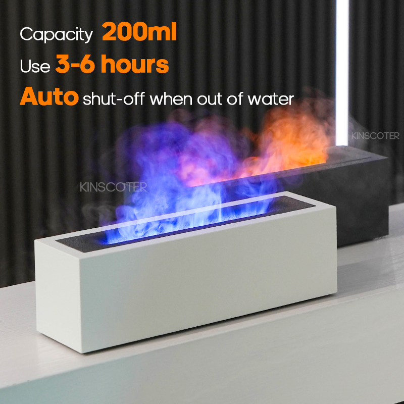 Aroma Diffuser Air Humidifier Ultrasonic Cool Mist Maker Fogger LED Essential Oil Flame Lamp Difusor Aroma Diffuser Air Humidifier Ultrasonic Cool Mist Maker Fogger LED Essential Oil Flame Lamp Difusor