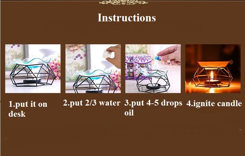 Aroma Lamp Essential Oil Burner Aroma Lamp Essential Oil Burner