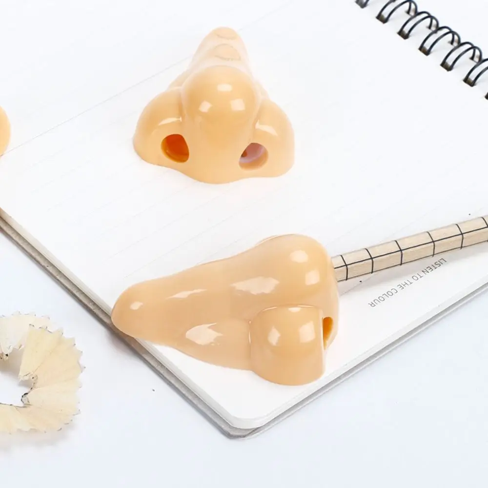 Art Creativity Nose Pencil Sharpeners Funny School Supplies for Boys Girls Cool Stationery Birthday Party Favors for