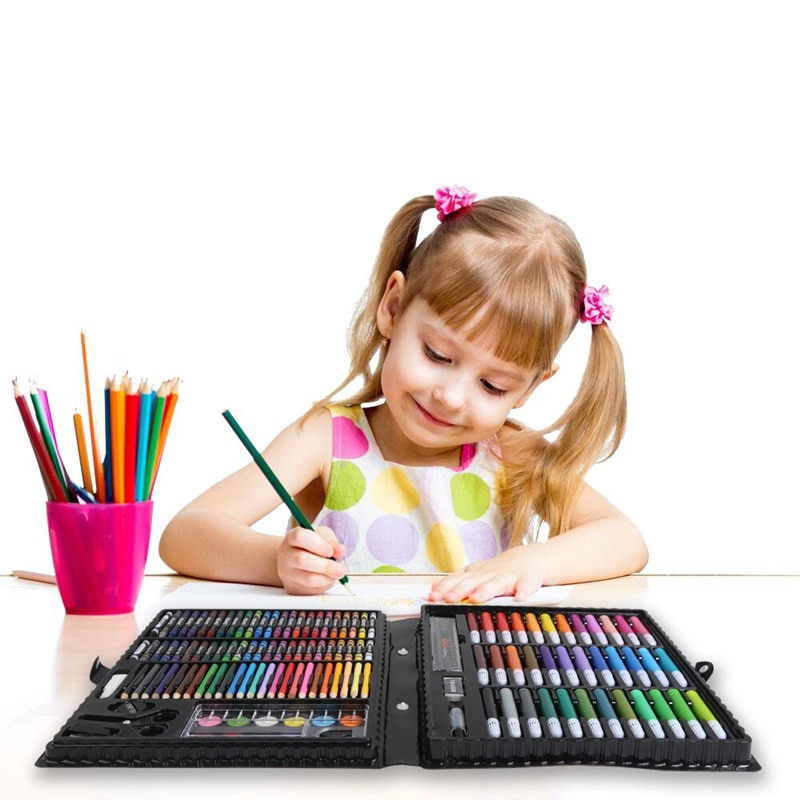 Art Set For Kids Coloring Materials 150/176pcs Art Set For Kids Coloring Materials 150/176pcs