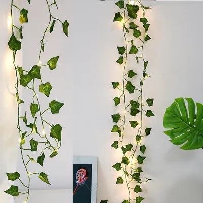 Artificial 20 LED Leaf String Lights Artificial 20 LED Leaf String Lights