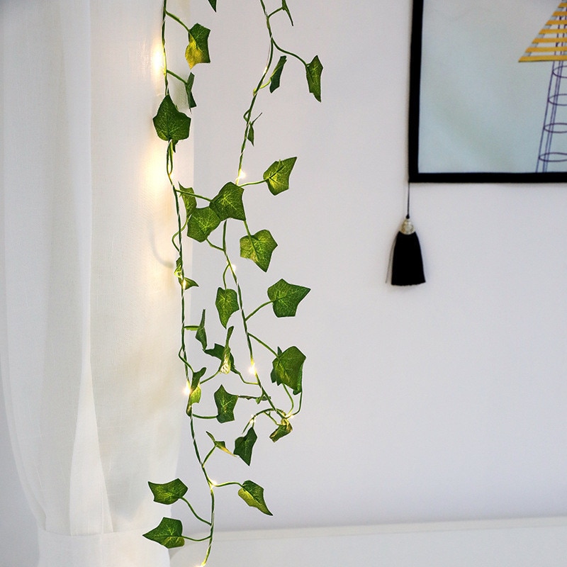Artificial 20 LED Leaf String Lights Artificial 20 LED Leaf String Lights