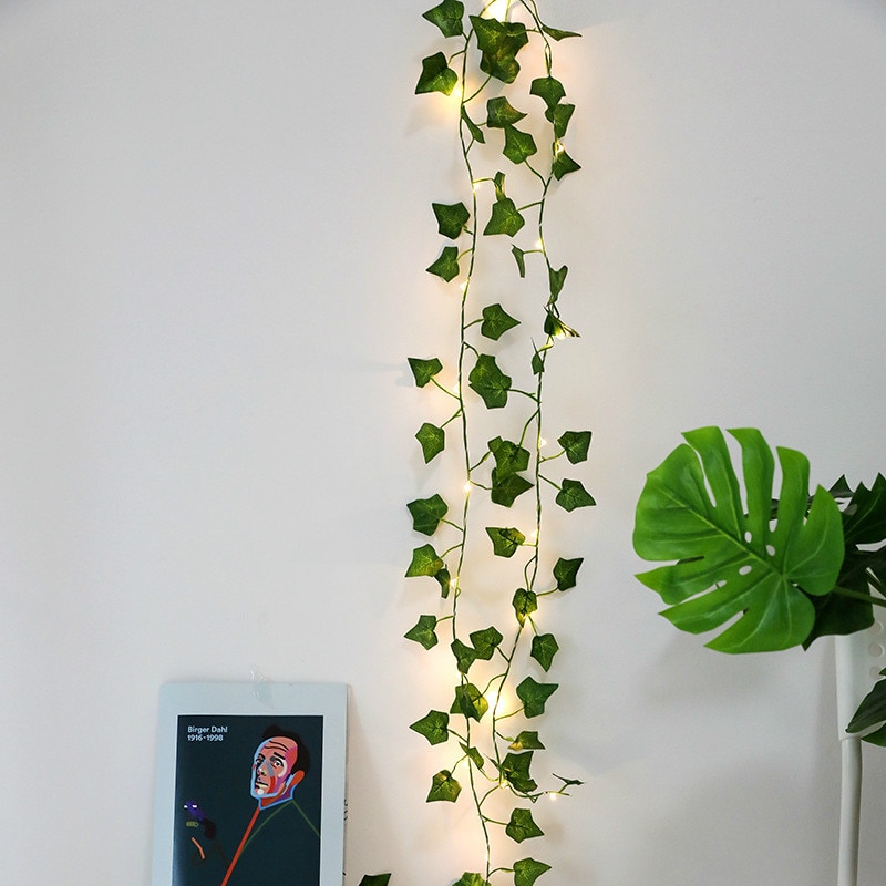 Artificial 20 LED Leaf String Lights Artificial 20 LED Leaf String Lights