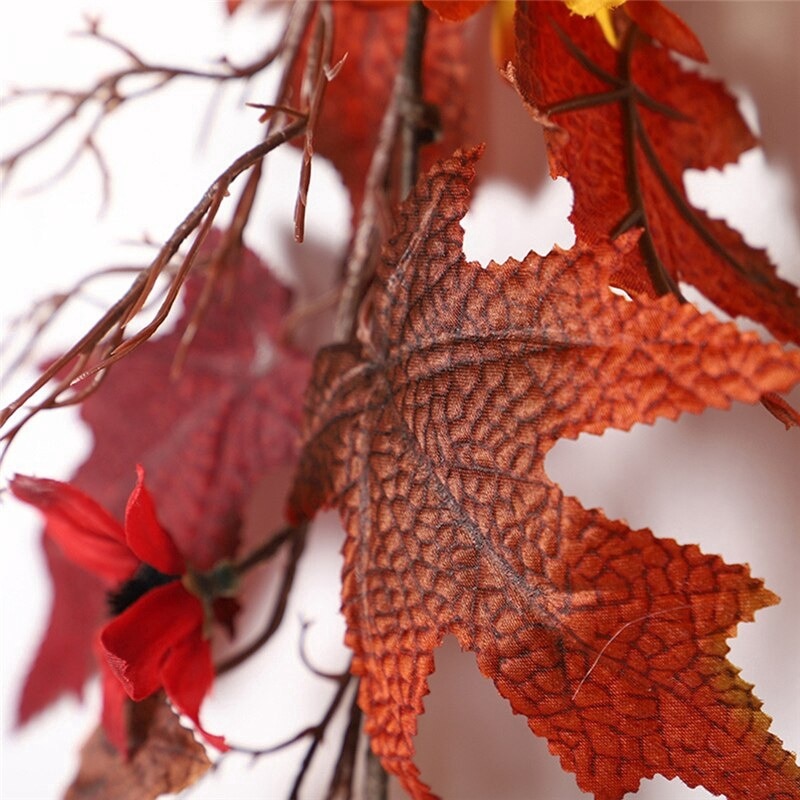 Artificial Autumn Leaves Garland