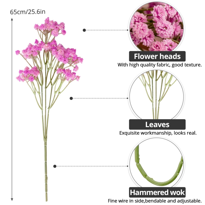 Artificial Baby's Breath Flower Decor