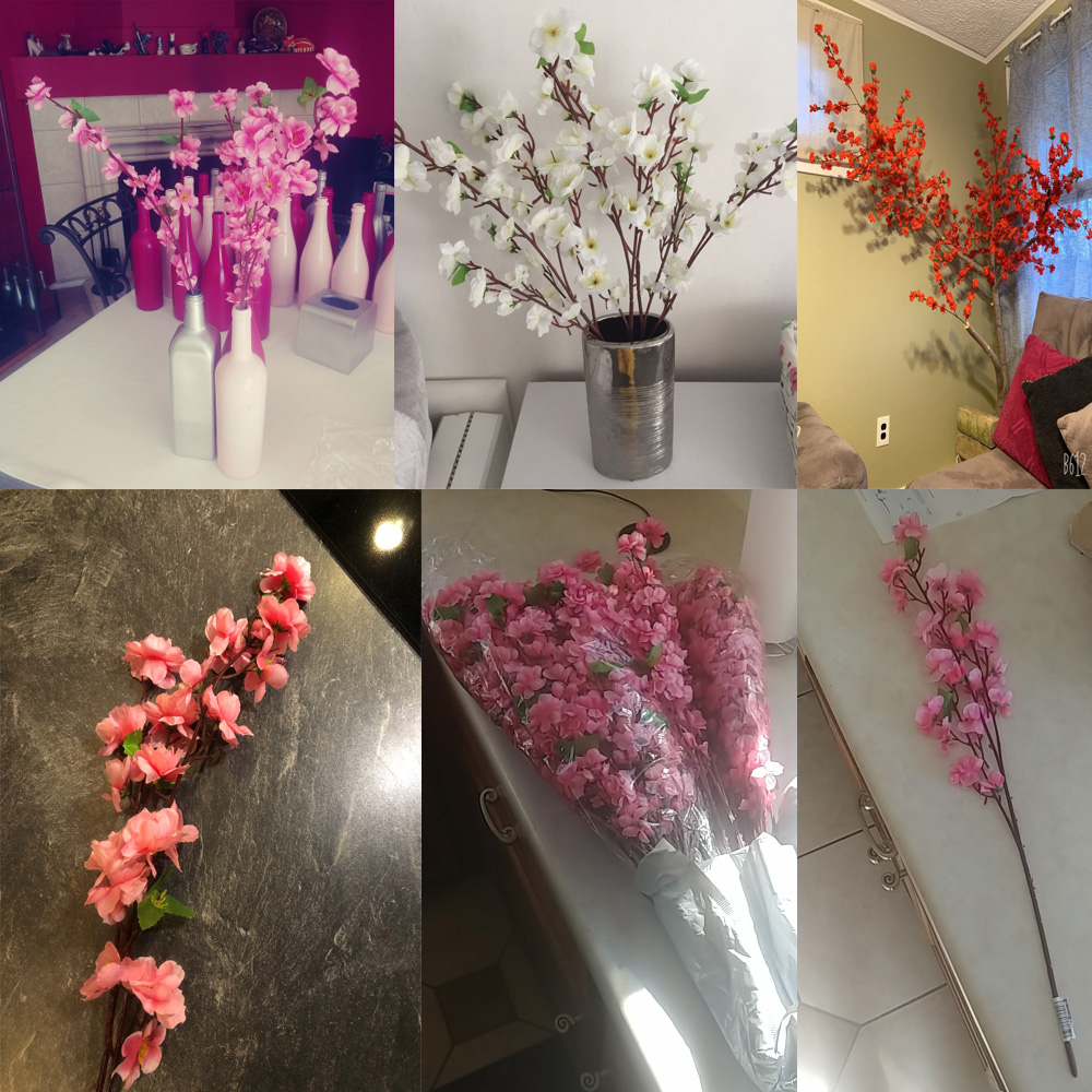 Artificial Cherry Blossom Branch Artificial Cherry Blossom Branch