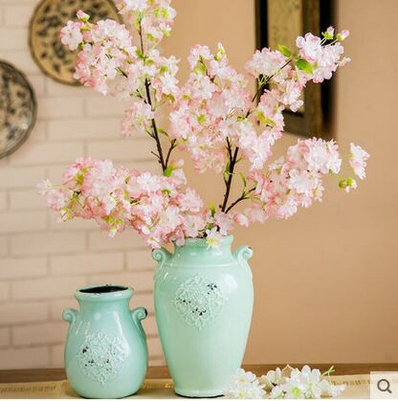 Artificial Cherry Blossom Home Decor (4 pcs) Artificial Cherry Blossom Home Decor (4 pcs)